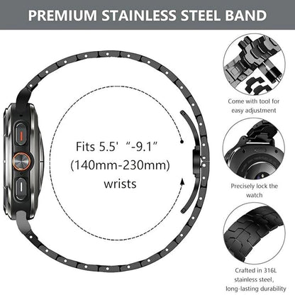 Bracelet de montre en acier inoxydable avec boucle papillon Iron Man, pour Google Pixel Watch 4 / 3 / 2 / 1 41mm
