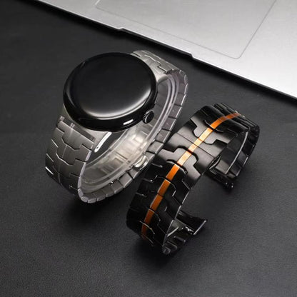 Bracelet de montre en alliage d'aluminium avec boucle papillon Iron Man, pour Google Pixel Watch 4 / 3 45mm