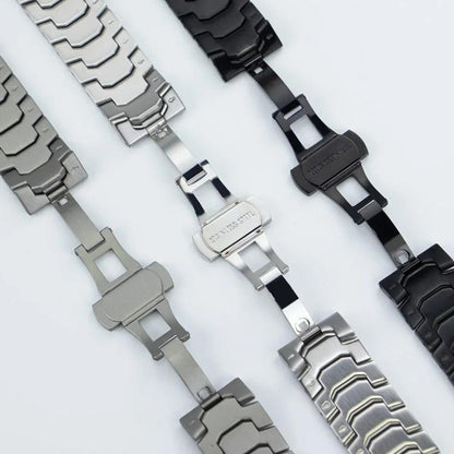 Bracelet de montre en alliage d'aluminium avec boucle papillon Iron Man, pour Google Pixel Watch 4 / 3 45mm