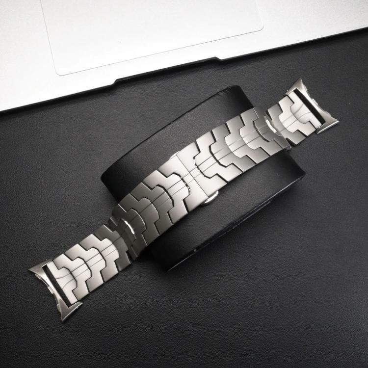 Bracelet de montre en alliage d'aluminium avec boucle papillon Iron Man, pour Google Pixel Watch 4 / 3 45mm