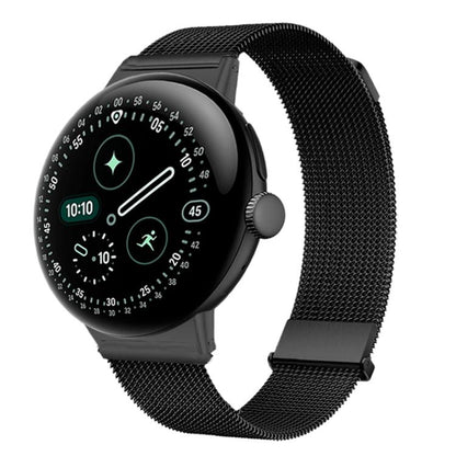 Loop Dual Magnetic Buckle Milanese Stainless Steel Watch Band, For Google Pixel Watch 4 / 3 / 2 / 1 41mm