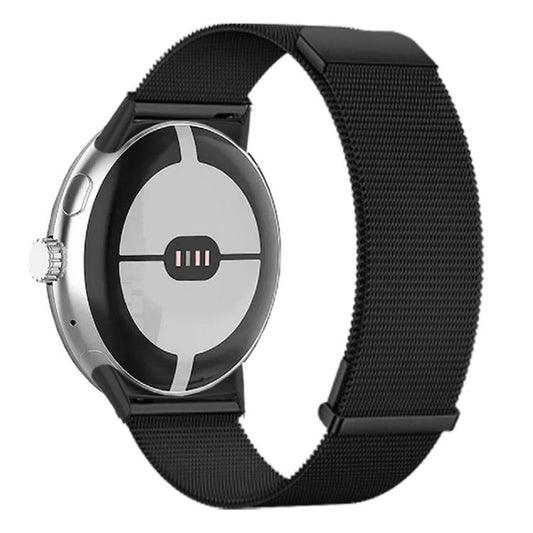 Loop Dual Magnetic Buckle Milanese Stainless Steel Watch Band, For Google Pixel Watch 4 / 3 / 2 / 1 41mm