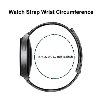Loop Dual Magnetic Buckle Milanese Stainless Steel Watch Band, For Google Pixel Watch 4 / 3 / 2 / 1 41mm