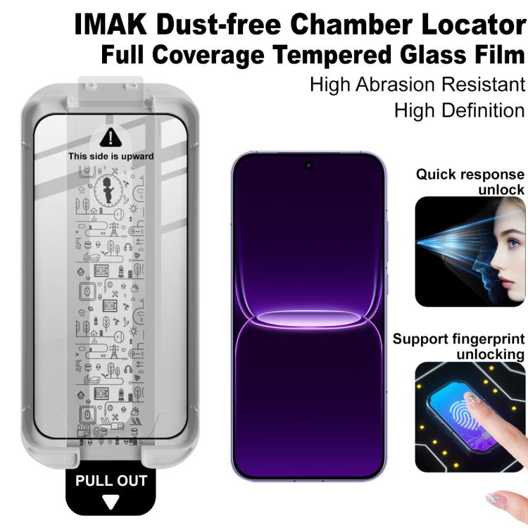 imak Dust-free Chamber Locator Full Coverage Tempered Glass Film, For Realme Neo8 5G, For Realme GT8 Pro Global, For Realme Neo7 Turbo, For Realme GT 7 Global/7T Global, For Realme Neo7 SE, For Realme Neo7