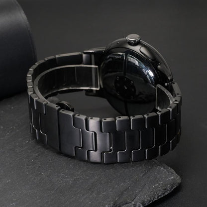 H-Shaped Butterfly Clasp Stainless Steel Watch Band, For Google Pixel Watch 4 / 3 45mm