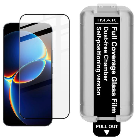 imak Dust-free Chamber Locator Full Coverage Tempered Glass Film, For Redmi K90 Max, For Redmi Turbo5 Max 5G, For Redmi Turbo5 5G / Poco X8 Pro 5G, For Redmi K90 Pro Max/POCO F8 Ultra, For Redmi K90/POCO F8 Pro 5G, For Redmi Note 15 Pro 5G Global 163.6...