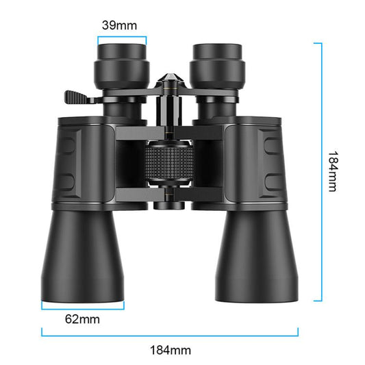 APEXEL 10-30X50 Jumelles à zoom, doubles oculaires larges, jumelles à grossissement variable haute définition, 10-30X50