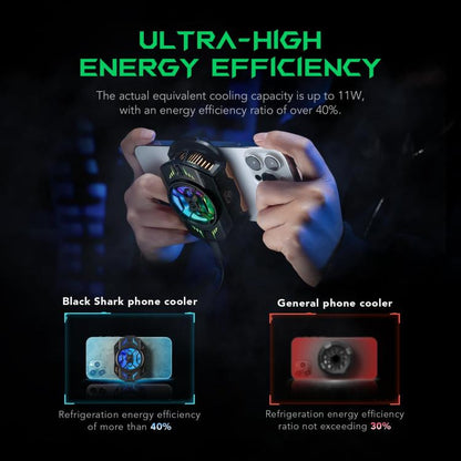Black Shark Fun-Cooler 4 Pro Professional Semiconductor Cooling Back Clip Phone Radiator, Fun-Cooler 4 Pro