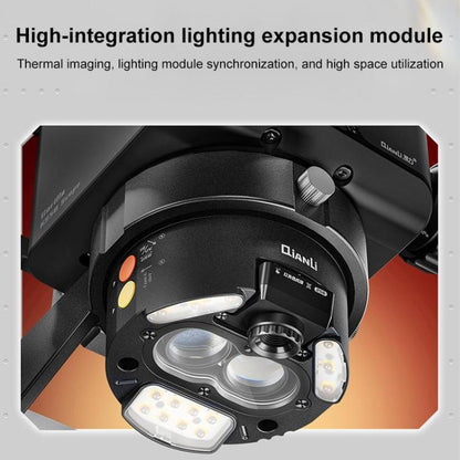 QianLi 6558 6.5X-58X Gorilla Trinocular Microscope with Light Source + CX60S Camera, with Light Source + CX60S Camera,US Plug, with Light Source + CX60S Camera,EU Plug