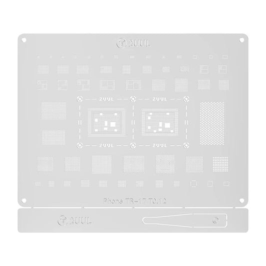2UUL BG03 0,12 mm CPU-BGA-Reballing-Schablone für iPhone 17 Serie