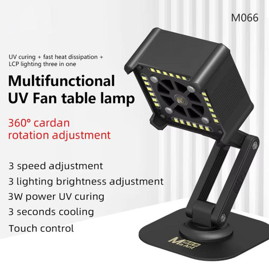 Ventilateur de refroidissement multifonction rechargeable UV MaAnt M066 3W, MaAnt M066