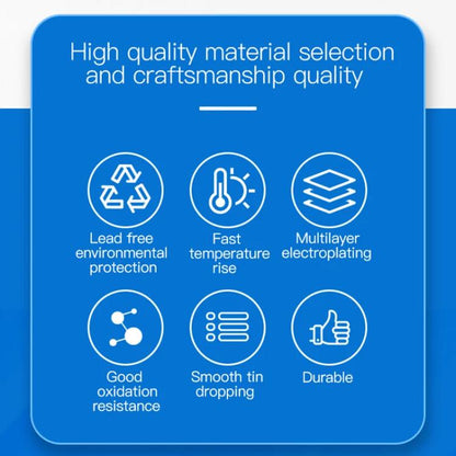 MaAnt ANT936 Series Lead-free Environmental Protection Universal Soldering Iron Tips, 1.6K, K, SK, 1.6SK, I, B, 1C, 2C, 3C, 4C, 5C, J, 0.8D, 1.2D, 1.6D, 2.4D, 3.2D
