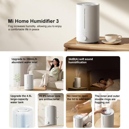 Xiaomi Mijia 4.5L Large Capacity Humidifier 3, Humidifier 3