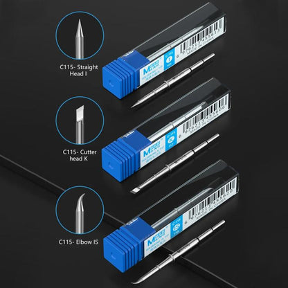 MaAnt C-115 Series Efficient Heat Conduction Lead-free Soldering Iron Tips for T210 / T26 Handles, K 112, IS 118, I 101