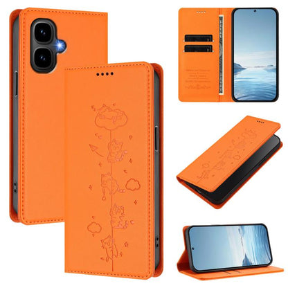 Cute Cats Embossed Magnetic RFID Vegan Leather Phone Case, For Tecno Camon 50 Pro 4G, For Tecno Camon 50 4G, For Tecno Pova Slim 5G / Spark Slim 4G, For Tecno Spark 40C, For Tecno Pova 7 Pro 5G, For Tecno Pova 7 5G, For Tecno Pop 10 / Infinix Smart 10 ...