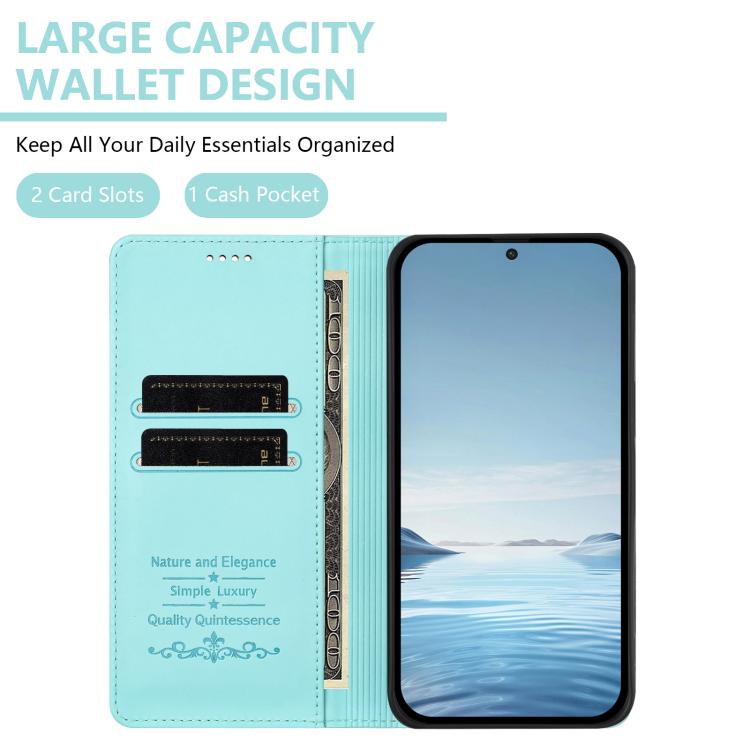 Cute Cats Embossed Magnetic RFID Vegan Leather Phone Case, For Tecno Camon 20 Pro 5G, For Tecno Camon 20 / 20 Pro 4G, For Tecno Spark Go 2023 / Pop 7, For Tecno Spark 10 5G, For Tecno Spark 10C / 10 4G, For Tecno Spark 10 Pro 4G