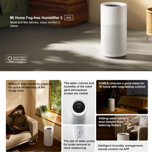Humidificateur Xiaomi Mijia 6L sans brume 3, Humidificateur 6L sans brume 3