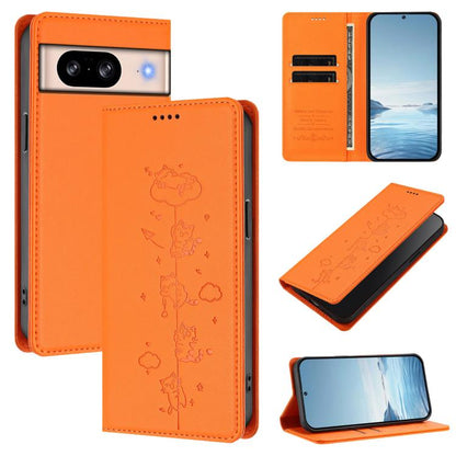 Cute Cats Embossed Magnetic RFID Vegan Leather Phone Case, For Google Pixel 11 Pro XL, For Google Pixel 11 Pro / Pixel 11, For Google Pixel 10a, For Google Pixel 10 Pro XL / Pixel 9 Pro XL, For Google Pixel 10 / 10 Pro / Pixel 9 / 9 Pro                ...