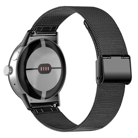 Milan Buckle Fine Mesh Metal Watch Band, For Google Pixel Watch 4 / 3 45mm