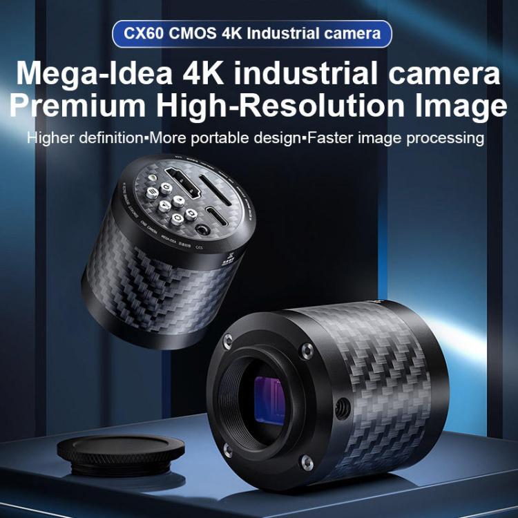 Mega-idea CX60 CMOS 4K Ultra HD Industrial Microscope Camera, Mega-idea CX60