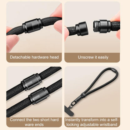 XDcase Detachable 3-in-1 Crossbody / Neck / Wrist Strap Anti-Lost Phone Lanyard with Tab