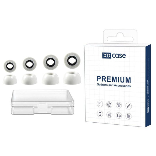 XDcase 4 Pairs Replacement Memory Foam Ear Tips, XS/S/M/L Size, 4 Pairs XS/S/M/L Size