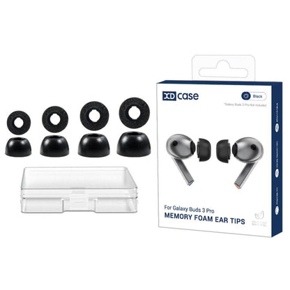 XDcase 4 Pairs Replacement Memory Foam Ear Tips, XS/S/M/L Size, 4 Pairs XS/S/M/L Size