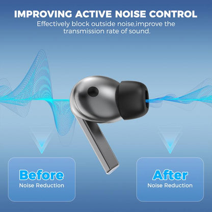 XDcase 4 Pairs Replacement Memory Foam Ear Tips, XS/S/M/L Size, 4 Pairs XS/S/M/L Size