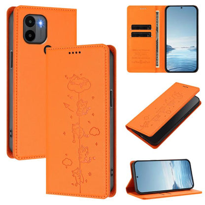 Cute Cats Embossed Magnetic RFID Vegan Leather Phone Case, For Redmi K60 / K60 Pro / Xiaomi Poco F5 Pro, For Redmi Note 12S / Note 11 4G, For Redmi A2+ / Redmi A1+ / Poco C50, For Redmi Note 12 Pro 4G / Note 11 Pro 4G / 5G, For Redmi Note 12 4G Global ...