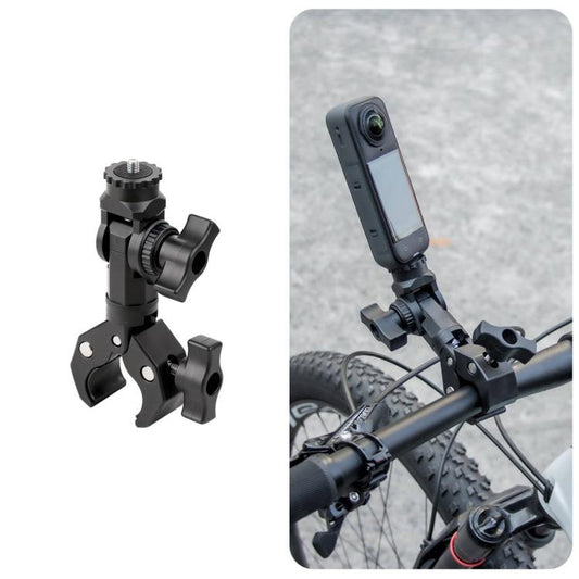 Universal Action Camera Bicycle Handlebar Single-Crab Clamp, Single Clamp, With Adapter & Screw