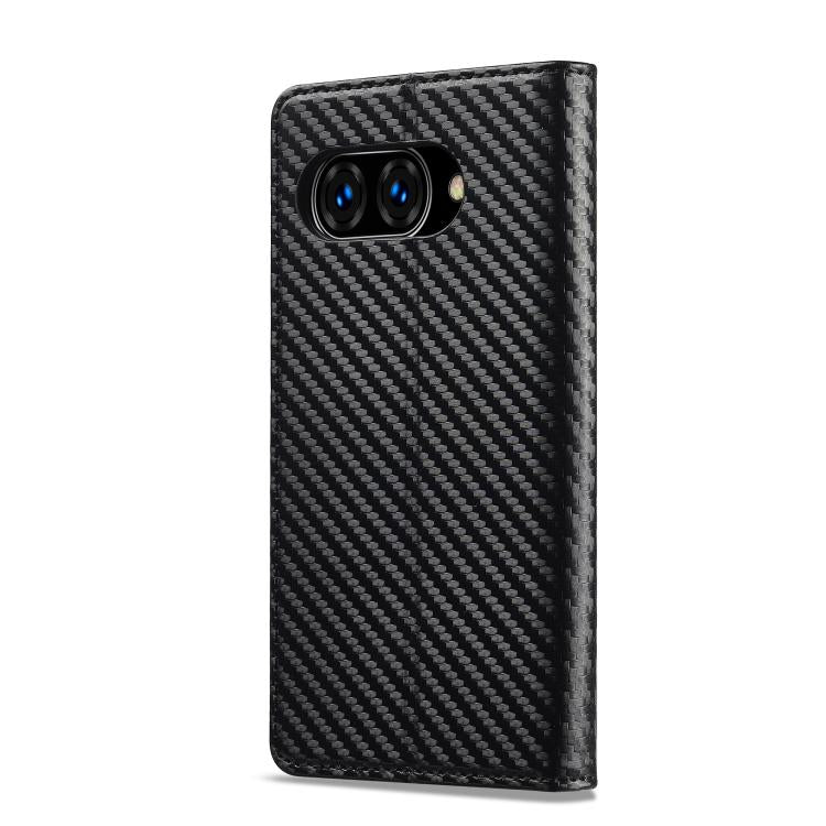 LC.IMEEKE Carbon Fiber Leather Phone Case, For Google Pixel 10a