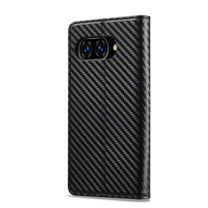 LC.IMEEKE Carbon Fiber Leather Phone Case, For Google Pixel 10a