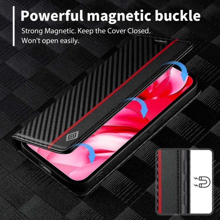 LC.IMEEKE Carbon Fiber Leather Phone Case, For Google Pixel 10a