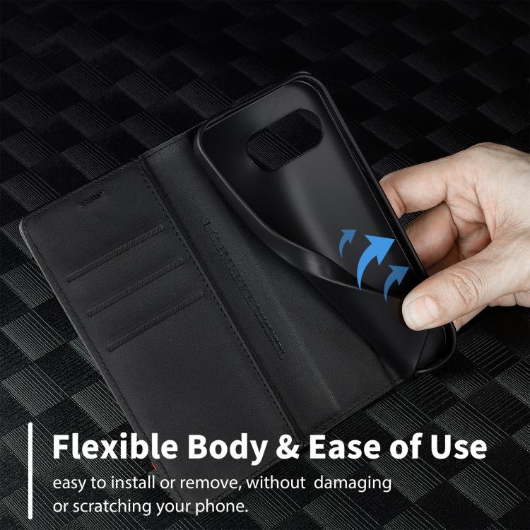 LC.IMEEKE Carbon Fiber Leather Phone Case, For Google Pixel 10a