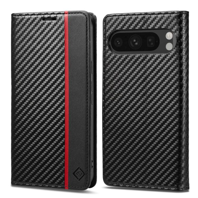 LC.IMEEKE Carbon Fiber Leather Phone Case, For Google Pixel 11a, For Google Pixel 11 Pro XL, For Google Pixel 11 / 11 Pro, For Google Pixel 10a