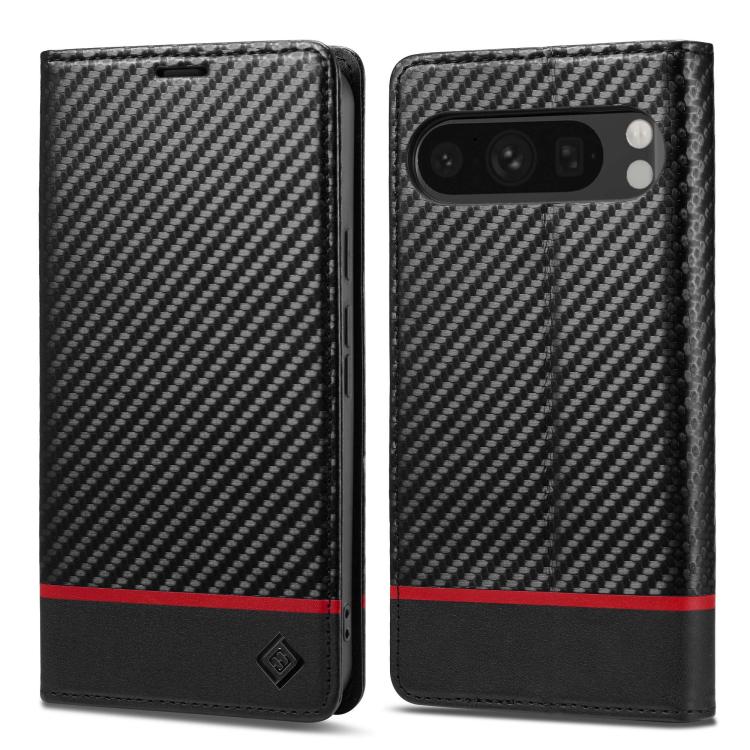 LC.IMEEKE Carbon Fiber Leather Phone Case, For Google Pixel 11a, For Google Pixel 11 Pro XL, For Google Pixel 11 / 11 Pro, For Google Pixel 10a