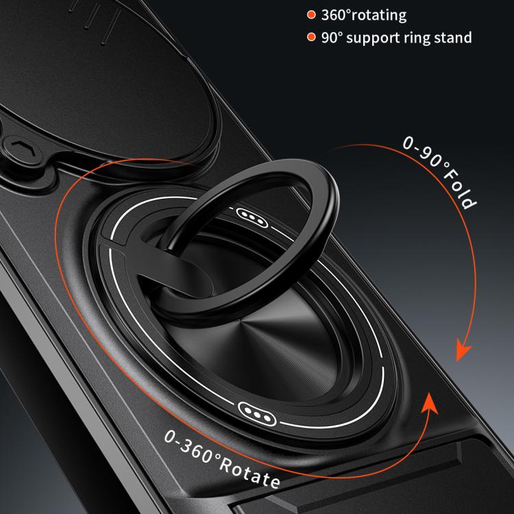 Lens Sliding Window Multifunctional Magnetic Shockproof Phone Case, For Tecno Camon 40 Premier 5G, For Tecno Camon 40 4G, For Tecno Spark 30 Pro 4G, For Tecno Spark 30 4G, For Tecno Spark Go 2025, For Tecno Spark 30C 4G, For Tecno Pova 6 Neo 4G        ...