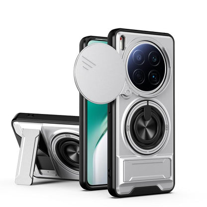 Lens Sliding Window Multifunctional Magnetic Shockproof Phone Case, For Tecno Camon 40 Premier 5G, For Tecno Camon 40 4G, For Tecno Spark 30 Pro 4G, For Tecno Spark 30 4G, For Tecno Spark Go 2025, For Tecno Spark 30C 4G, For Tecno Pova 6 Neo 4G        ...