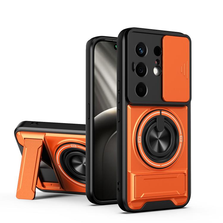 Lens Sliding Window Multifunctional Magnetic Shockproof Phone Case, For Tecno Pova 8 5G, For Tecno Spark 50 5G, For Tecno Pova Curve 2 5G, For Tecno Spark 50 4G, For Tecno Camon 50 Pro 4G, For Tecno Camon 50 4G, For Tecno Spark Go 3                    ...