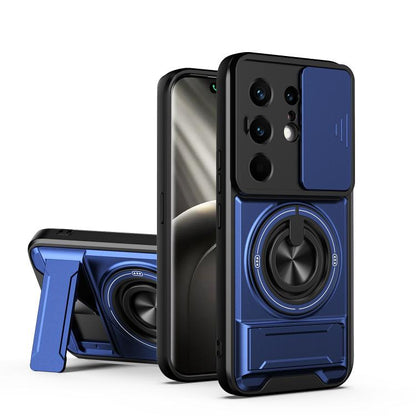 Lens Sliding Window Multifunctional Magnetic Shockproof Phone Case, For Tecno Pova 8 5G, For Tecno Spark 50 5G, For Tecno Pova Curve 2 5G, For Tecno Spark 50 4G, For Tecno Camon 50 Pro 4G, For Tecno Camon 50 4G, For Tecno Spark Go 3                    ...