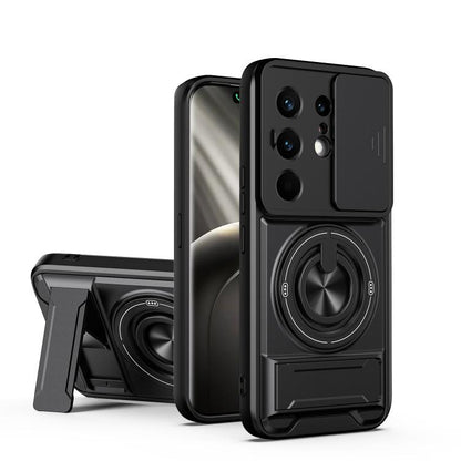 Lens Sliding Window Multifunctional Magnetic Shockproof Phone Case, For Tecno Pova 8 5G, For Tecno Spark 50 5G, For Tecno Pova Curve 2 5G, For Tecno Spark 50 4G, For Tecno Camon 50 Pro 4G, For Tecno Camon 50 4G, For Tecno Spark Go 3                    ...