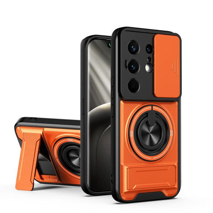 Lens Sliding Window Multifunctional Magnetic Shockproof Phone Case, For Tecno Pova 8 5G, For Tecno Spark 50 5G, For Tecno Pova Curve 2 5G, For Tecno Spark 50 4G, For Tecno Camon 50 Pro 4G, For Tecno Camon 50 4G, For Tecno Spark Go 3                    ...
