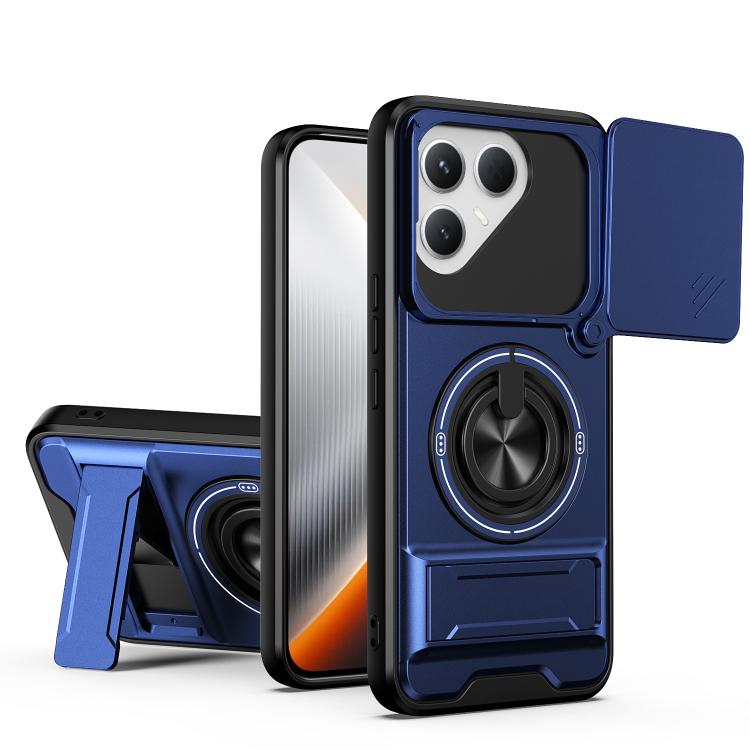 Lens Sliding Window Multifunctional Magnetic Shockproof Phone Case, For Tecno Pova 8 5G, For Tecno Spark 50 5G, For Tecno Pova Curve 2 5G, For Tecno Spark 50 4G, For Tecno Camon 50 Pro 4G, For Tecno Camon 50 4G, For Tecno Spark Go 3                    ...