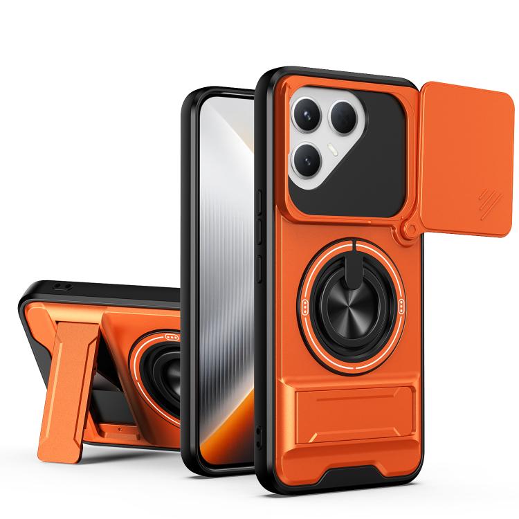 Lens Sliding Window Multifunctional Magnetic Shockproof Phone Case, For Tecno Pova 8 5G, For Tecno Spark 50 5G, For Tecno Pova Curve 2 5G, For Tecno Spark 50 4G, For Tecno Camon 50 Pro 4G, For Tecno Camon 50 4G, For Tecno Spark Go 3                    ...