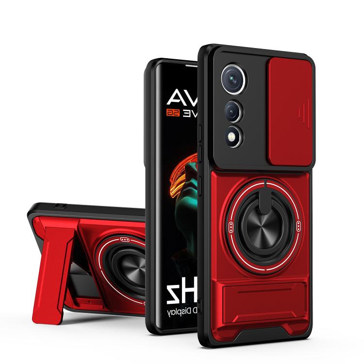 Lens Sliding Window Multifunctional Magnetic Shockproof Phone Case, For Tecno Pova 8 5G, For Tecno Spark 50 5G, For Tecno Pova Curve 2 5G, For Tecno Spark 50 4G, For Tecno Camon 50 Pro 4G, For Tecno Camon 50 4G, For Tecno Spark Go 3                    ...