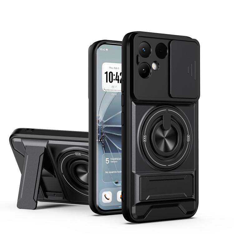 Lens Sliding Window Multifunctional Magnetic Shockproof Phone Case, For Tecno Pova 8 5G, For Tecno Spark 50 5G, For Tecno Pova Curve 2 5G, For Tecno Spark 50 4G, For Tecno Camon 50 Pro 4G, For Tecno Camon 50 4G, For Tecno Spark Go 3                    ...