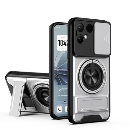 Lens Sliding Window Multifunctional Magnetic Shockproof Phone Case, For Tecno Pova 8 5G, For Tecno Spark 50 5G, For Tecno Pova Curve 2 5G, For Tecno Spark 50 4G, For Tecno Camon 50 Pro 4G, For Tecno Camon 50 4G, For Tecno Spark Go 3                    ...