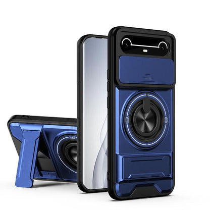 Lens Sliding Window Multifunctional Magnetic Shockproof Phone Case, For Tecno Pova 8 5G, For Tecno Spark 50 5G, For Tecno Pova Curve 2 5G, For Tecno Spark 50 4G, For Tecno Camon 50 Pro 4G, For Tecno Camon 50 4G, For Tecno Spark Go 3                    ...