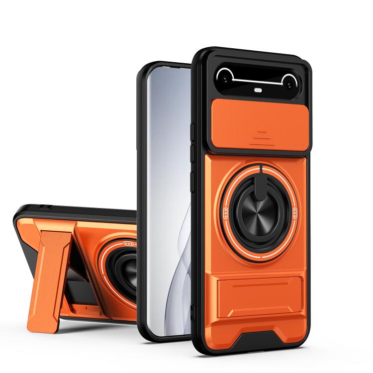 Lens Sliding Window Multifunctional Magnetic Shockproof Phone Case, For Tecno Pova 8 5G, For Tecno Spark 50 5G, For Tecno Pova Curve 2 5G, For Tecno Spark 50 4G, For Tecno Camon 50 Pro 4G, For Tecno Camon 50 4G, For Tecno Spark Go 3                    ...