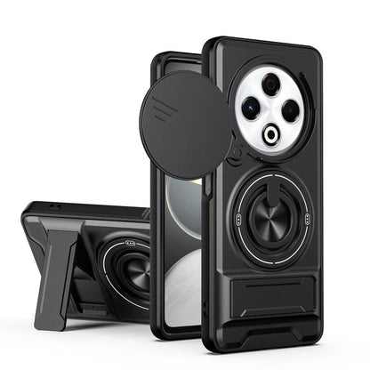 Lens Sliding Window Multifunctional Magnetic Shockproof Phone Case, For Tecno Camon 40 Premier 5G, For Tecno Camon 40 4G, For Tecno Spark 30 Pro 4G, For Tecno Spark 30 4G, For Tecno Spark Go 2025, For Tecno Spark 30C 4G, For Tecno Pova 6 Neo 4G        ...